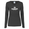 Thumbnail image for  Womens Dark Heather Long Sleeve V Neck Tee 