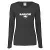 Thumbnail image for  Womens Dark Heather Long Sleeve V Neck Tee 