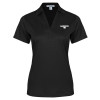 Thumbnail image for  Womens Black Performance Fine Jacquard Polo