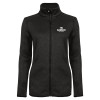 Thumbnail image for  Womens Black Heather Fleece Jacket