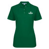 Thumbnail image for  Womens Silk Touch Dark Green Pique Polo