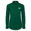 Thumbnail image for  Womens Dark Green Twill Button Down Long Sleeve 