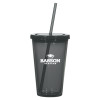 Thumbnail image for  Madison Double Wall Charcoal Tumbler w/Straw 16oz