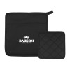 Thumbnail image for  Quilted Canvas Black Pot Holder