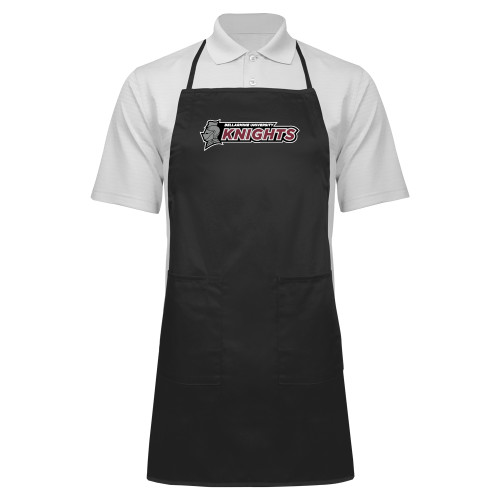  Full Length Black Apron - Official Logo Flat