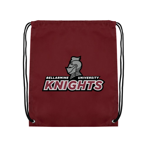  Maroon Drawstring Backpack - Official Logo