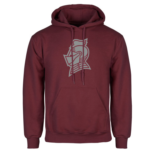  Maroon Fleece Hoodie - Knight Head