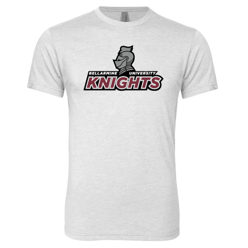  Next Level Heather White Triblend Tee - Official Logo