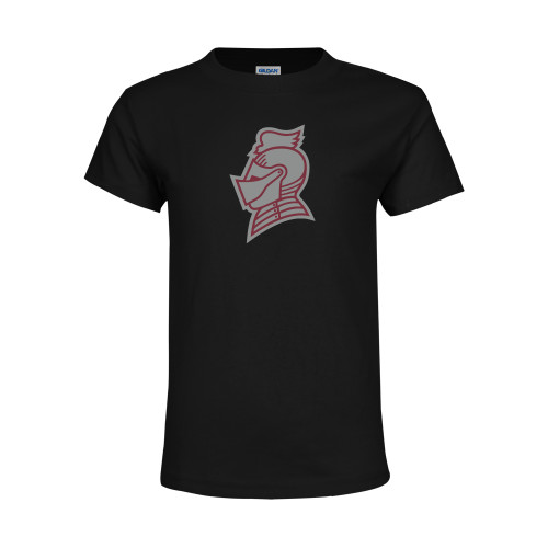  Youth Black T Shirt - Knight Head