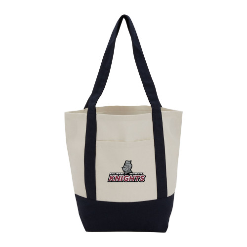  Mini Black Recycled 8oz Cotton Canvas Tote - Official Logo