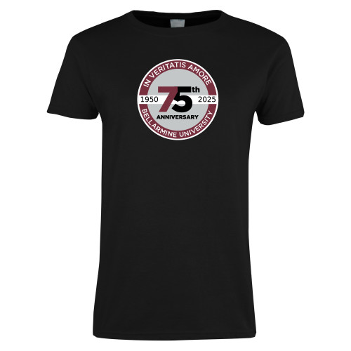  Womens Black Short Sleeve Tee - BLM 75 Anniversary