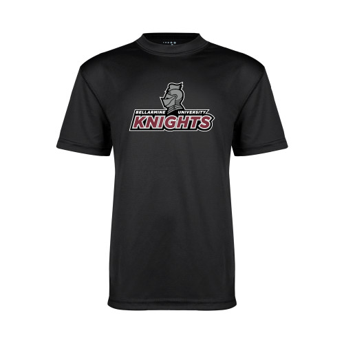  Youth Performance Black Tee - Official Logo