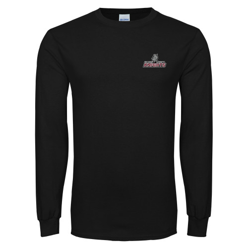 Black Long Sleeve T Shirt - Official Logo