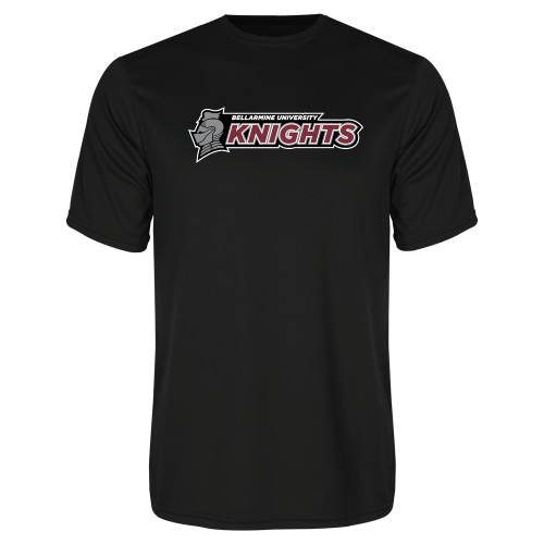  Black Performance Tee - Official Logo Flat