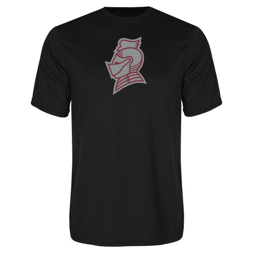  Black Performance Tee - Knight Head
