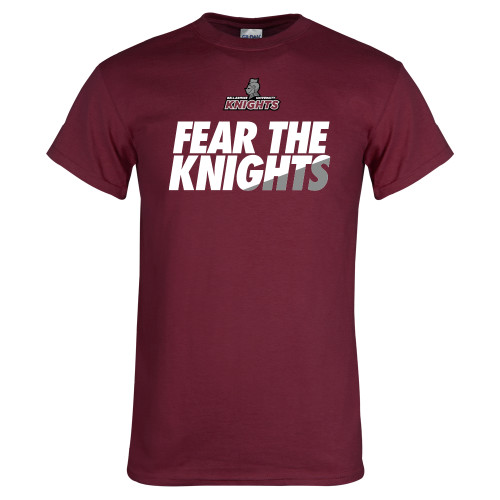  Maroon T Shirt - Fear The Knights