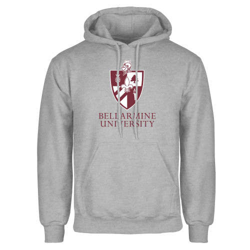  Grey Fleece Hoodie - Bellarmine University Logo