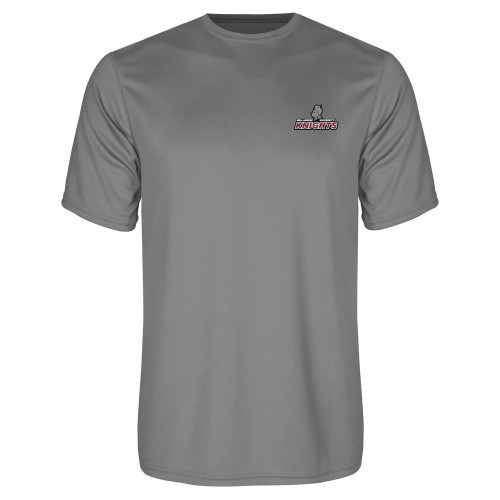  Grey Concrete Performance Tee - Official Logo