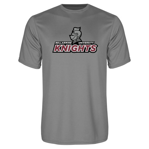  Grey Concrete Performance Tee - Official Logo