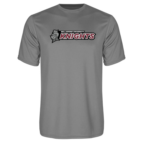  Grey Concrete Performance Tee - Official Logo Flat