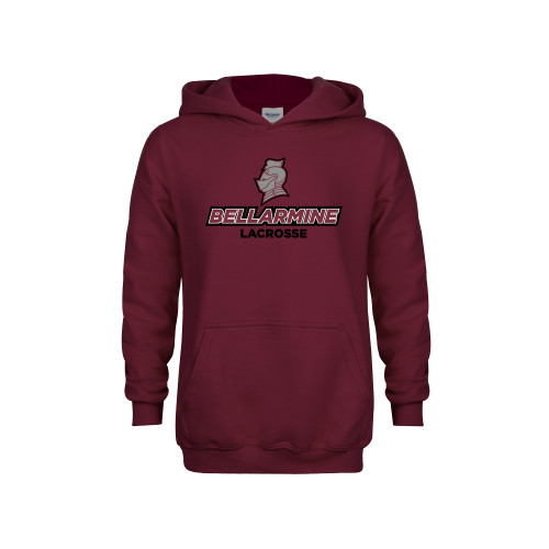  Youth Maroon Fleece Hoodie - Lacrosse
