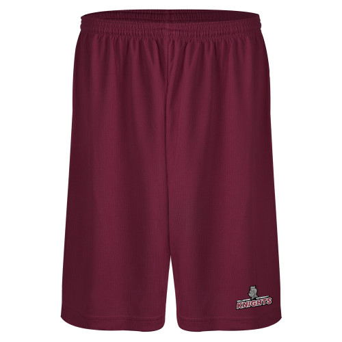  Maroon Performance Classic 9 Inch Short - Official Logo