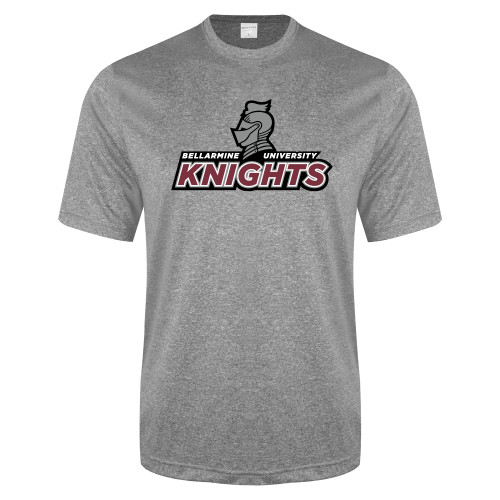  Grey Heather Performance Contender Tee - Official Logo