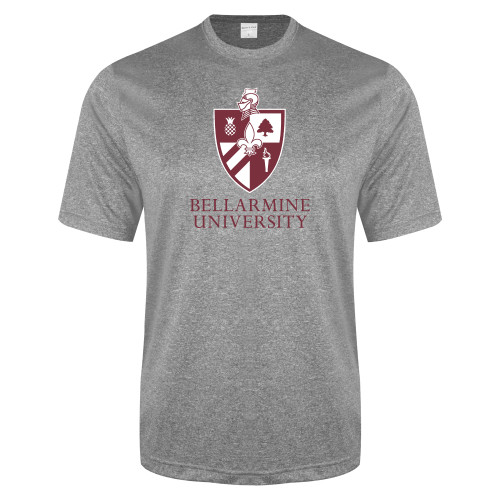  Grey Heather Performance Contender Tee - Bellarmine University Logo