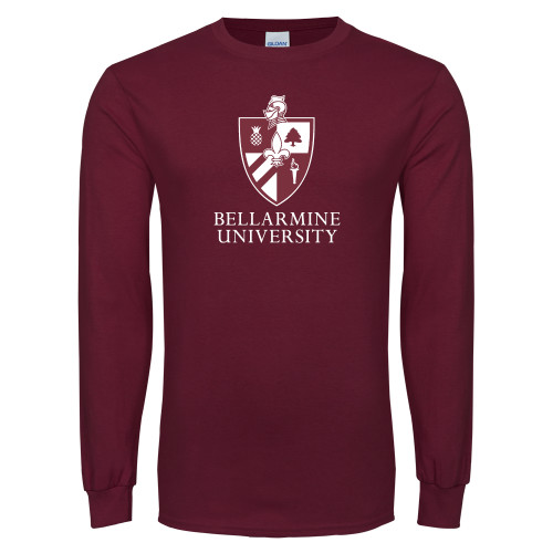  Maroon Long Sleeve T-Shirt - Bellarmine University Logo