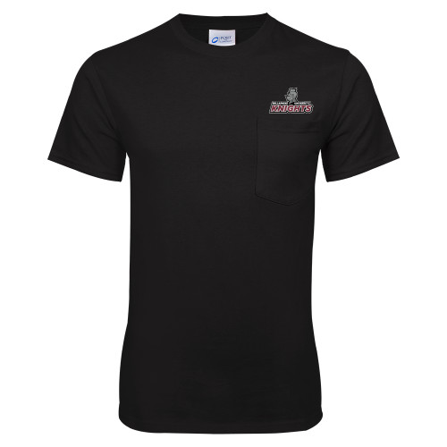  Black T Shirt w/Pocket - Official Logo