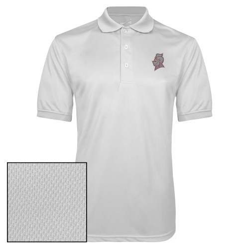  White Dry Mesh Polo - Knight Head