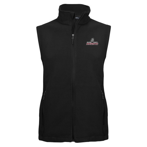 Bellarmine Black Fleece Full Zip Vest