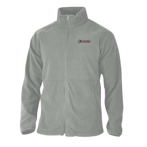  Columbia Grey Everest Ridge Fleece Full Zip Jacket - Official Logo Flat