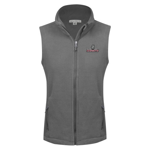 Main Image for  Womens Charcoal Fleece Full Zip Vest