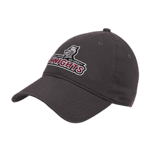  Charcoal Unstructured Adjustable Low Profile Hat - Official Logo