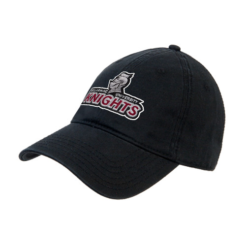  Black Unstructured Adjustable Low Profile Hat - Official Logo