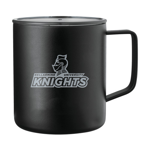  Rover Camp Vacuum Insulated Black Mug 14oz - Official Logo Engraved