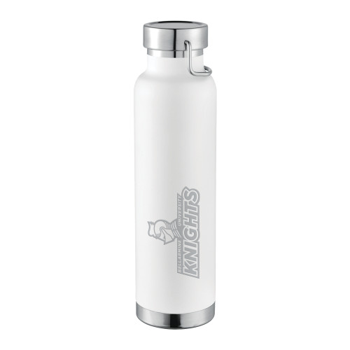  Thor Copper Vacuum Insulated White Bottle 22oz - Official Logo Engraved