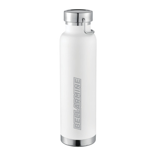  Thor Copper Vacuum Insulated White Bottle 22oz - Bellarmine Engraved