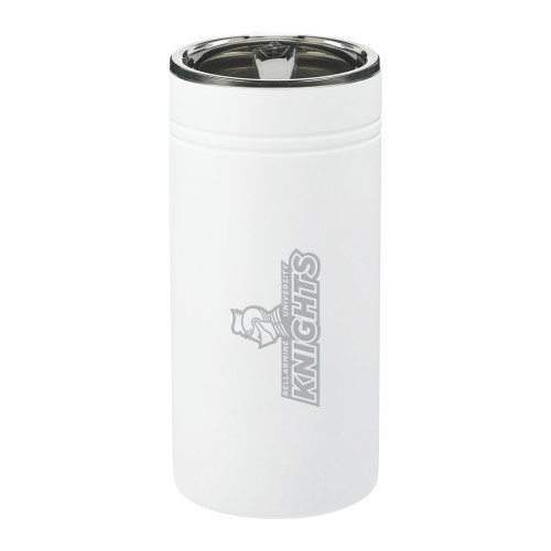  Sherpa Vacuum White Tumbler & Insulator 12oz - Official Logo Engraved