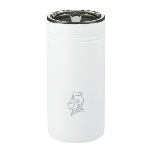  Sherpa Vacuum White Tumbler & Insulator 12oz - Knight Head Engraved