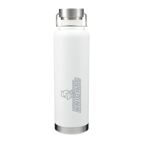  Thor Copper Vacuum Insulated White Bottle 32oz - Official Logo Engraved
