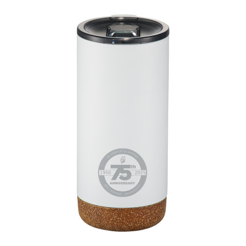  Valhalla Vacuum Insulated White Tumbler 16oz - BLM 75 Anniversary Engraved