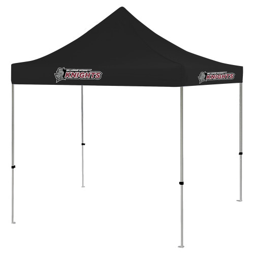  9 ft x 9 ft Black Tent - Official Logo Flat