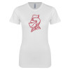 Thumbnail image for  Next Level Womens White Boyfriend Tee