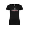 Thumbnail image for  Next Level Girls Black Fashion Fit T Shirt