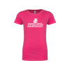 Thumbnail image for  Next Level Girls Fuchsia Fashion Fit T Shirt