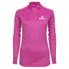 Thumbnail image for  Syntrel Womens Raspberry Interlock 1/4 Zip
