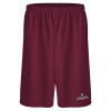 Thumbnail image for  Maroon Performance Classic 9 Inch Short
