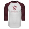 Thumbnail image for  White/Maroon Raglan Baseball T Shirt